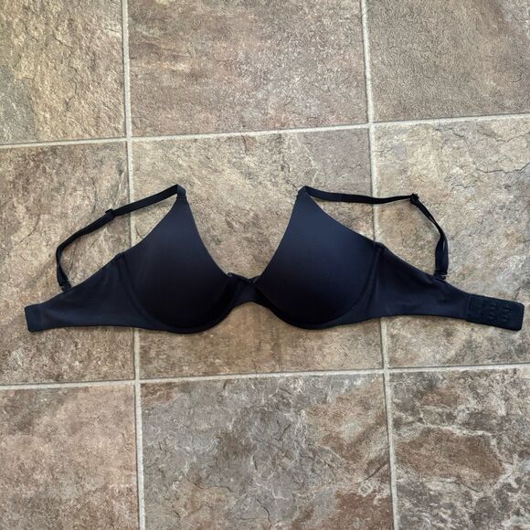 Skims Fits Everybody Plunge Bra Onyx Size 32DD - Picture 3 of 8